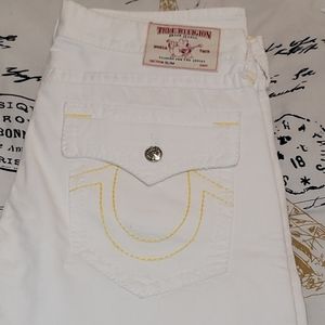 True Religion jeans Yellow stitch